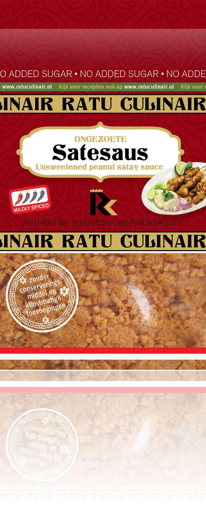 Sat?saus glutenvrij gemaakt door de Indonesische koks van Ratu Culinair in de buurt van Capelle aan den IJssel
