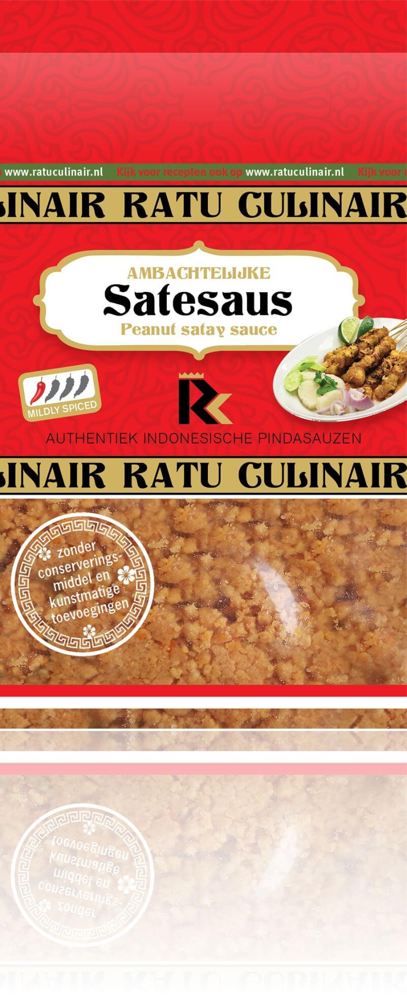 Pindasaus zonder E-nummers verkrijgbaar bij Ratu Culinair
